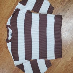 NWT Hollister stripe block sweater
